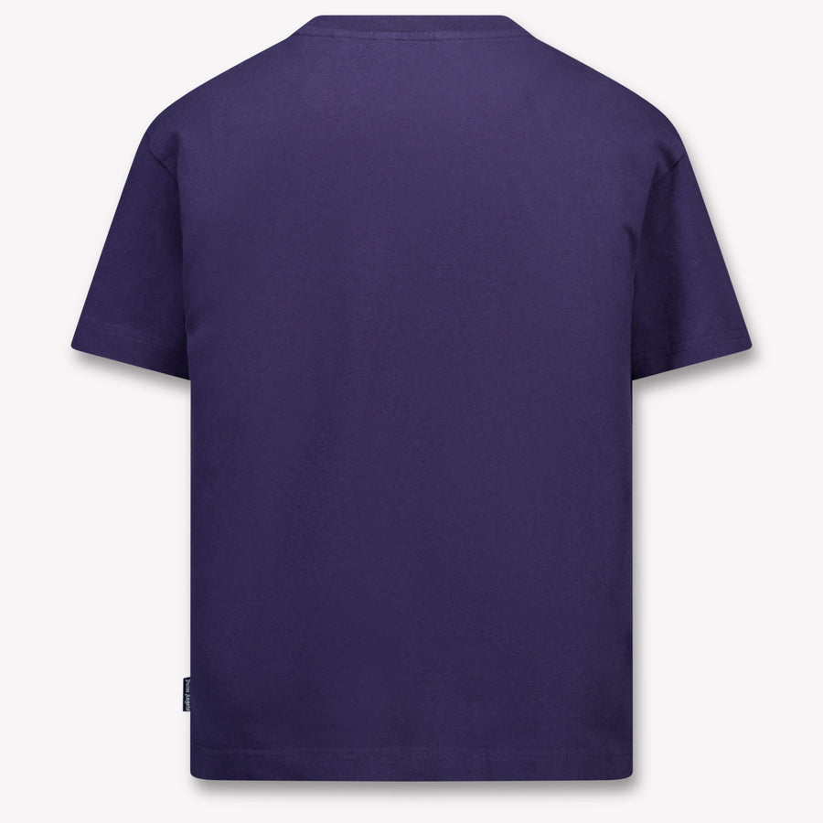 Palm Angels Kinder Meisjes T-Shirt In Navy