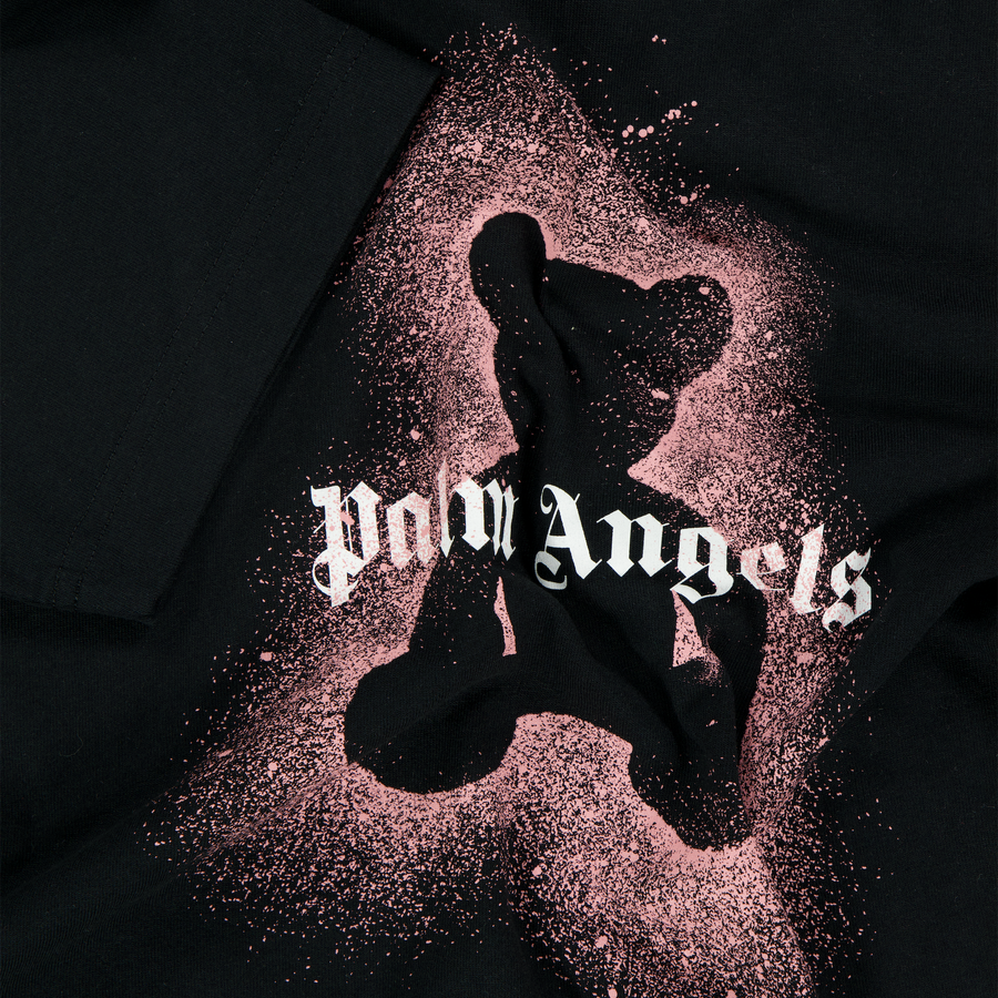 Palm Angels Kids Girls  T-Shirt Black