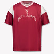 Palm Angels Kinder Meisjes T-Shirt In Bordeaux