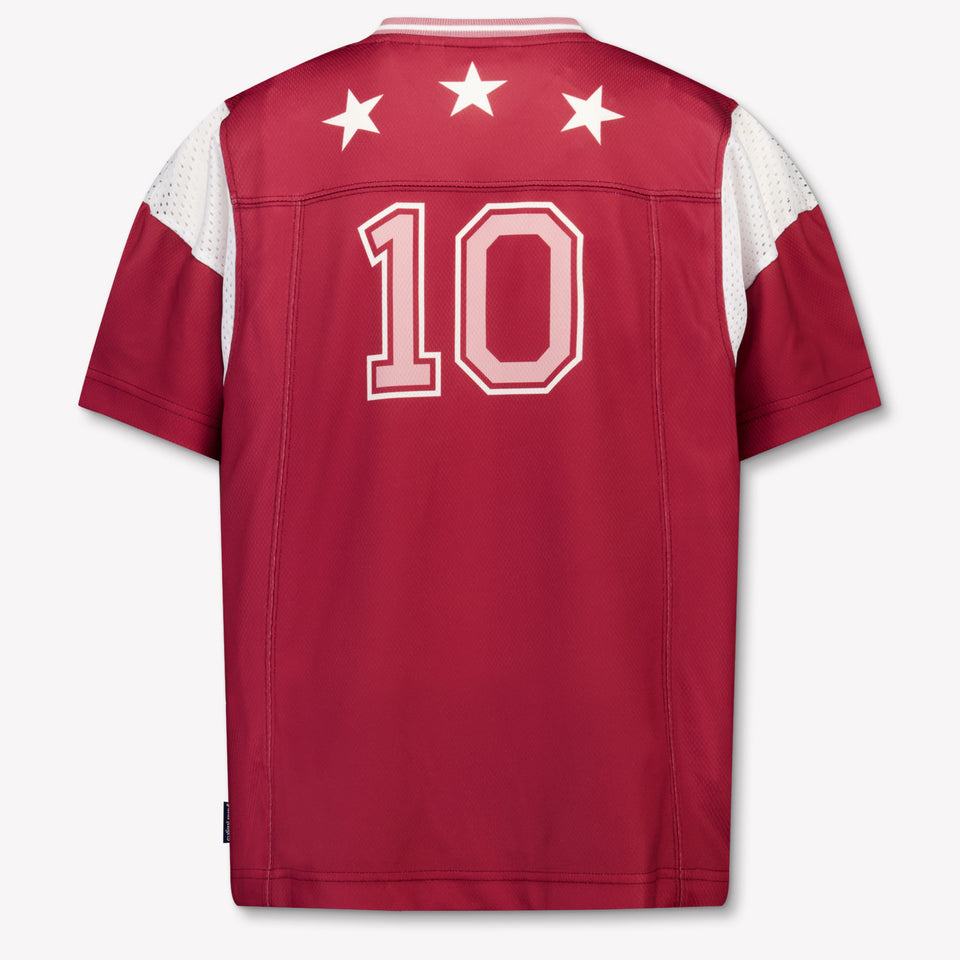 Palm Angels Kinder Meisjes T-Shirt In Bordeaux