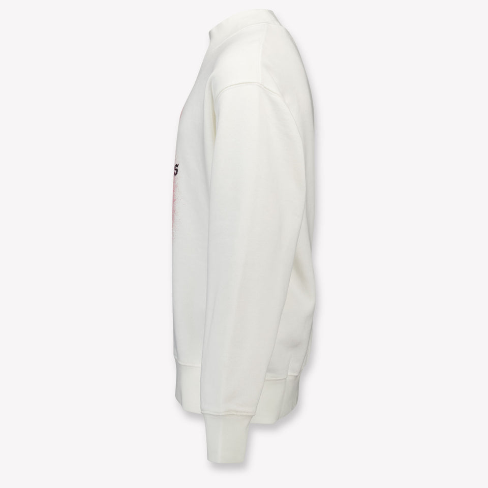 Palm Angels Kids Girls Sweater Offwhite