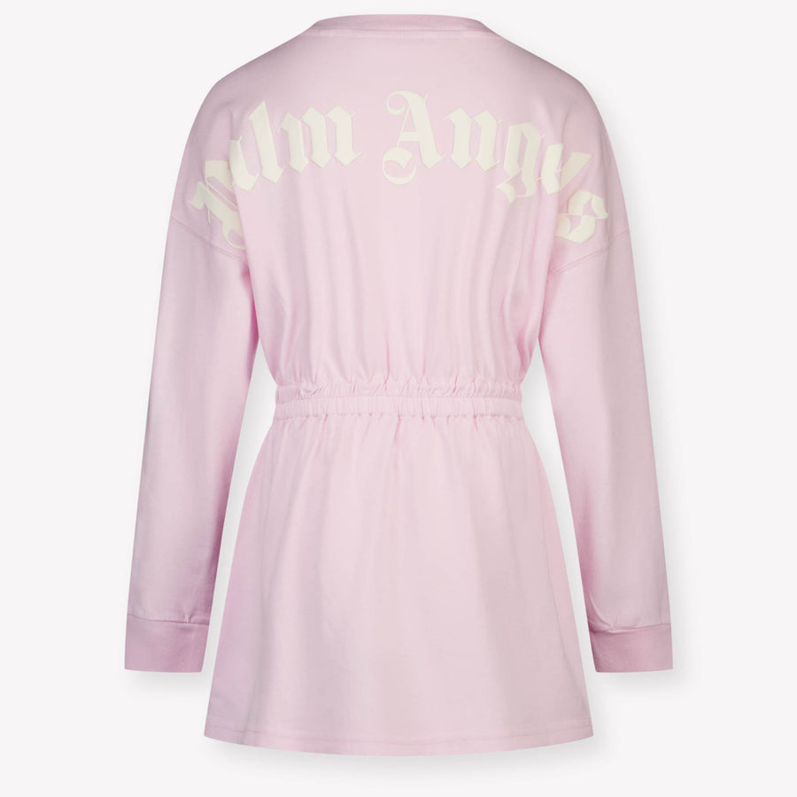 Palm Angels Kids Girls Dress Light Pink