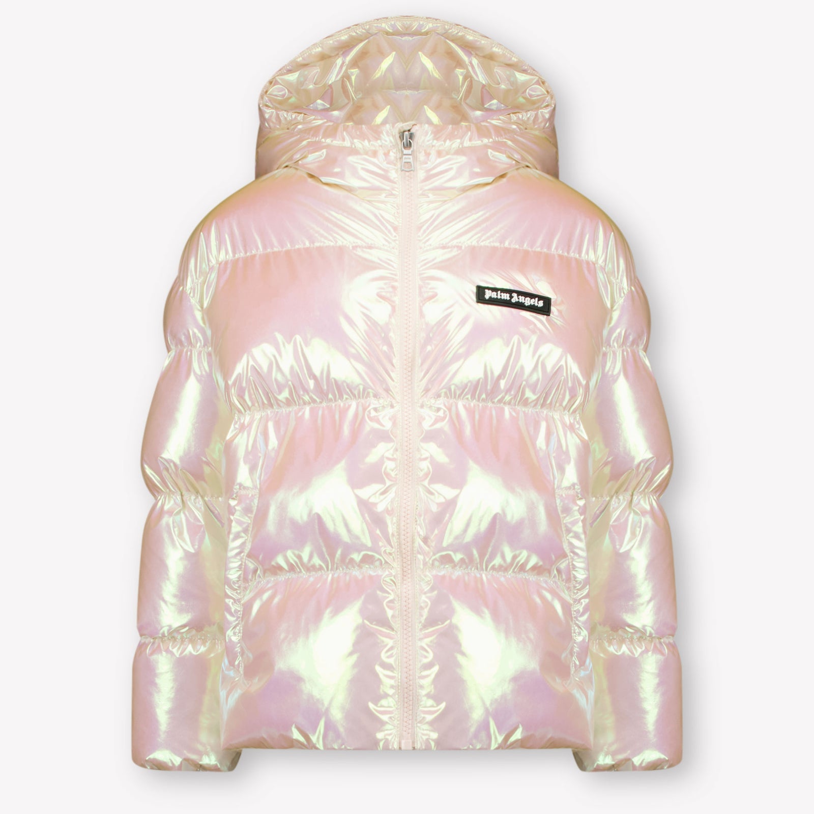 Palm Angels Kids Girls Winter Coat  Light Pink