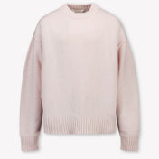 Palm Angels Kids Girls Sweater Light Pink