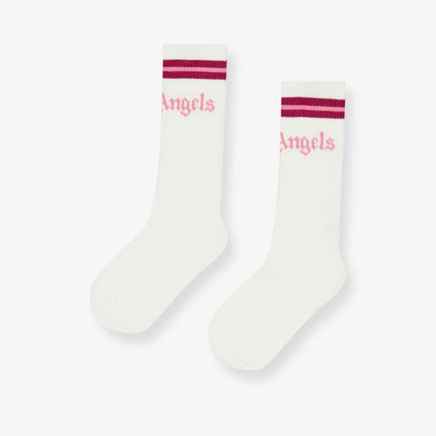 Palm Angels Kinder Meisjes Sokken In Off White