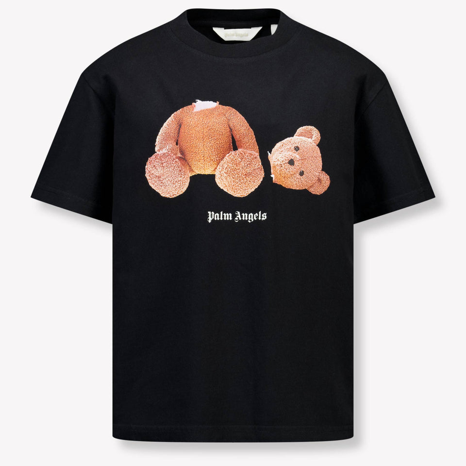 Palm Angels Kinder Jongens T-Shirt In Zwart