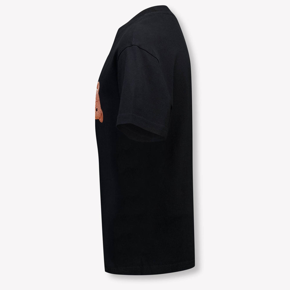 Palm Angels Kinder Jongens T-Shirt In Zwart