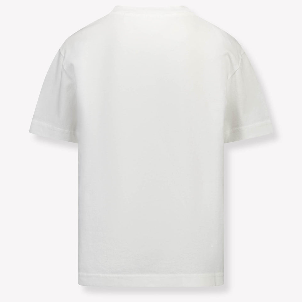 Palm Angels Kids Boys  T-Shirt Offwhite
