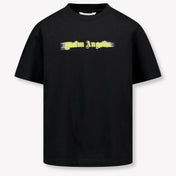 Palm Angels Kids Boys  T-Shirt Black