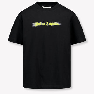 Palm Angels Kids Boys  T-Shirt Black
