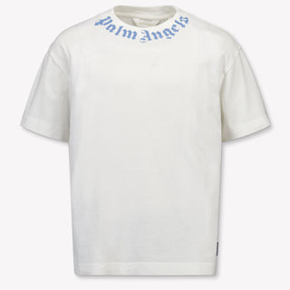 Palm Angels Kids Boys  T-Shirt Offwhite