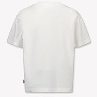Palm Angels Kids Boys  T-Shirt Offwhite