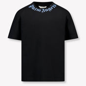 Palm Angels Kids Boys  T-Shirt Black