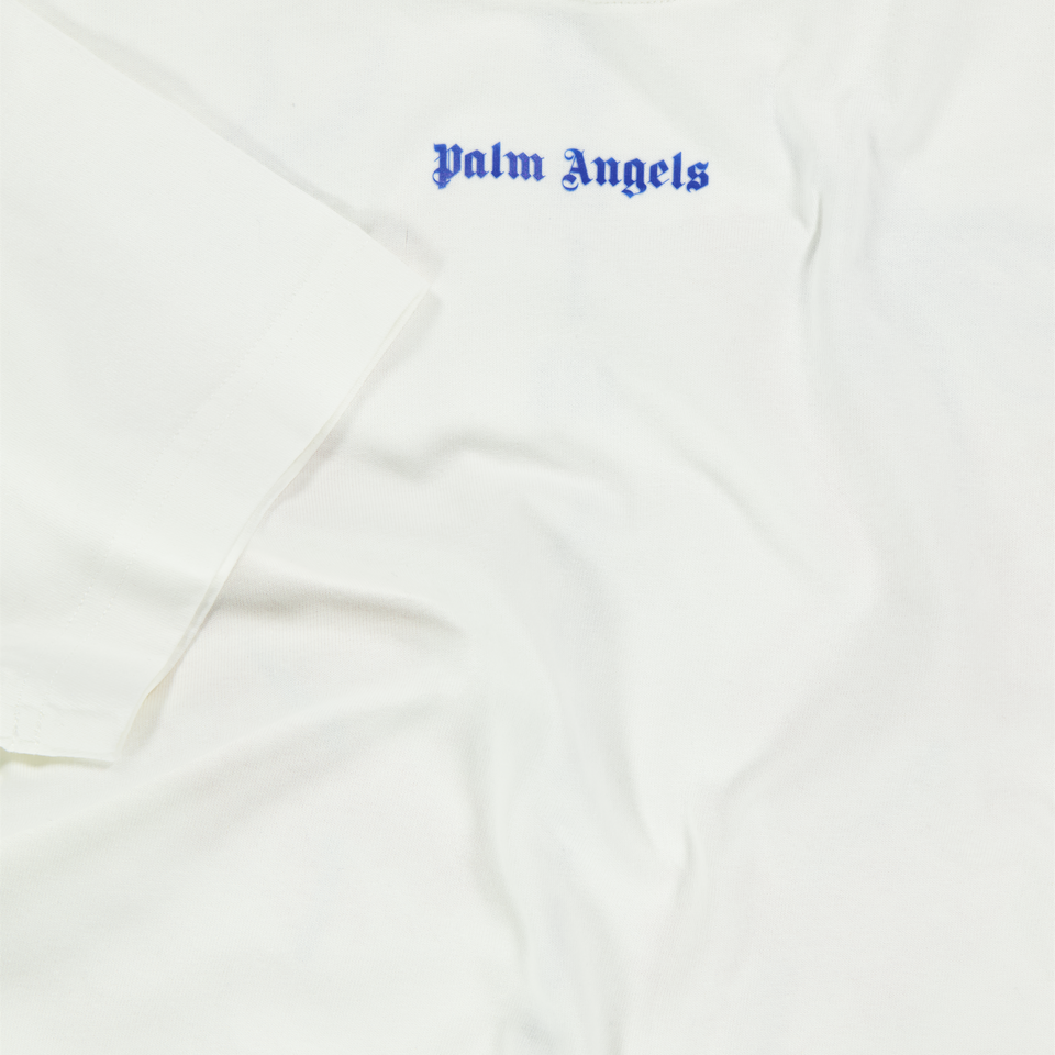 Palm Angels Kids Boys  T-Shirt Offwhite