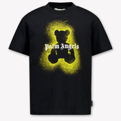 Palm Angels Kinder Jongens T-Shirt In Zwart