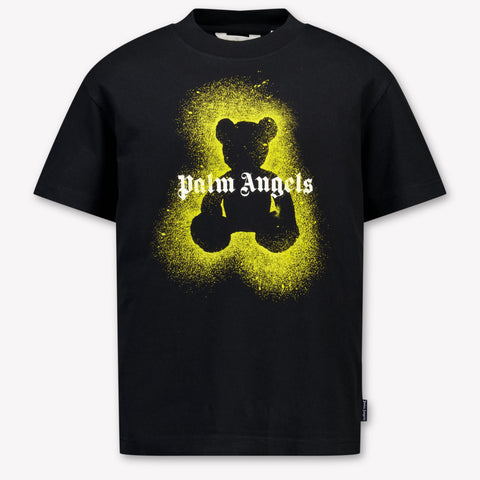 Palm Angels Kinder Jongens T-Shirt In Zwart