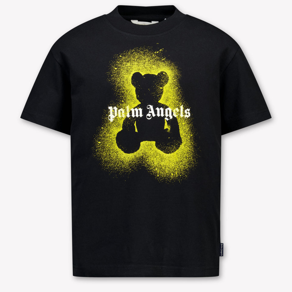 Palm Angels Kinder Jongens T-Shirt In Zwart