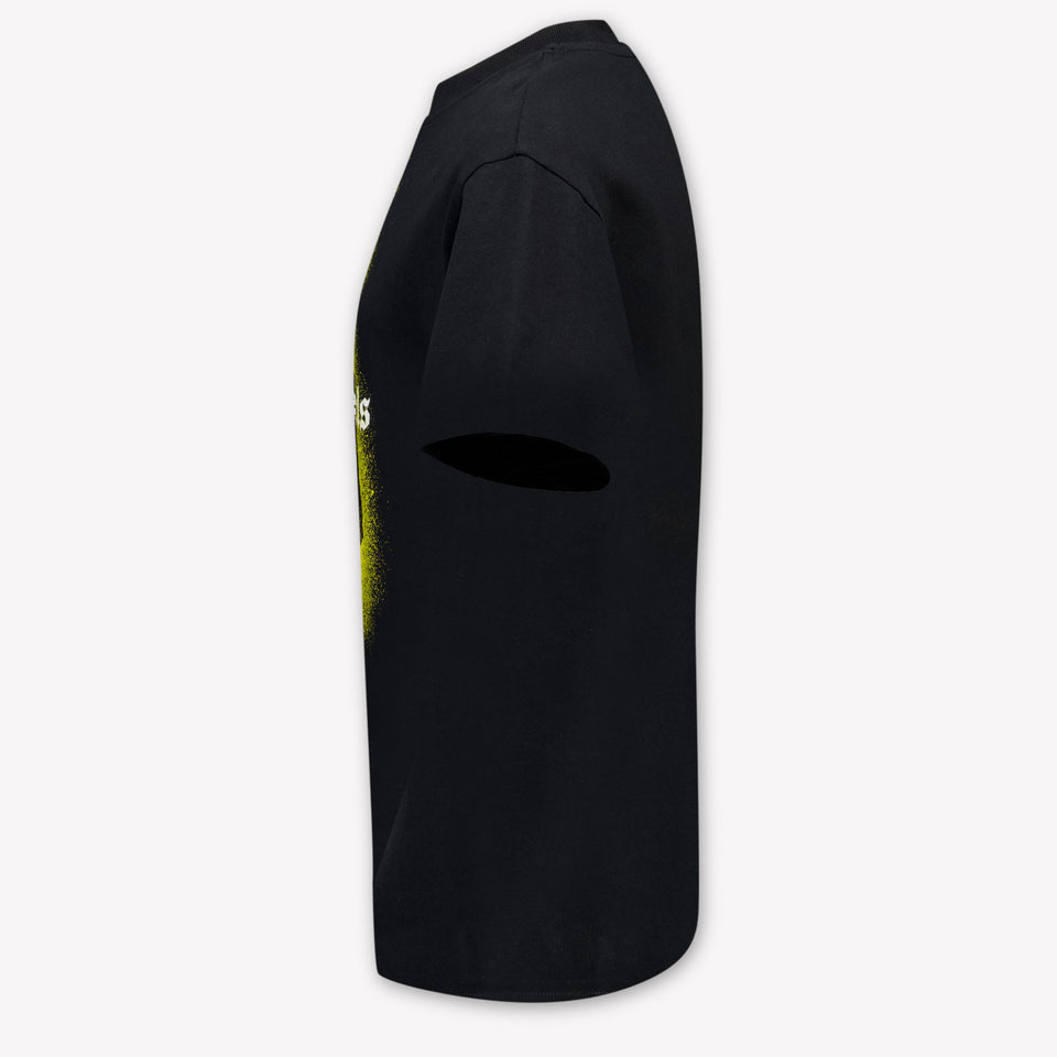 Palm Angels Kinder Jongens T-Shirt In Zwart