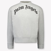 Palm Angels Kids Boys Sweater  Gray