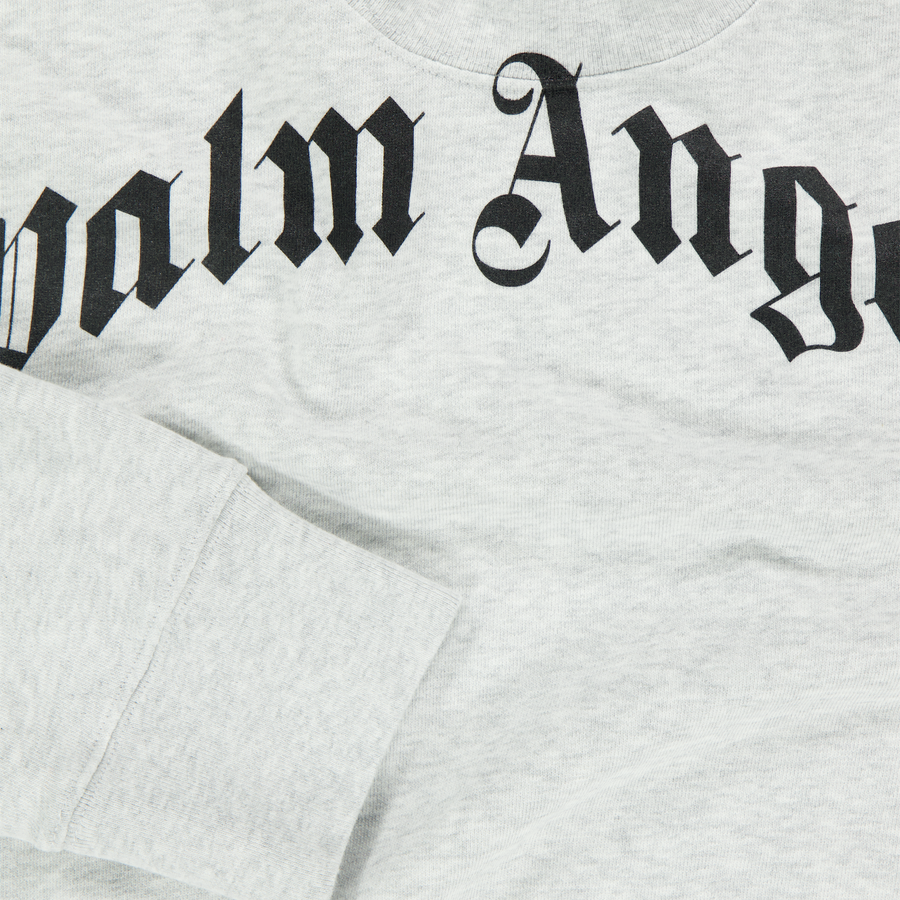 Palm Angels Kids Boys Sweater  Gray