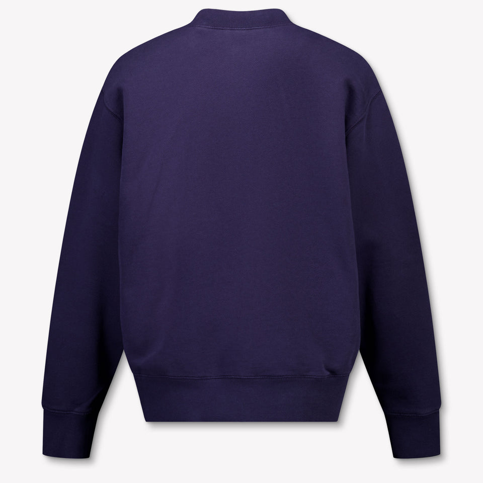 Palm Angels Kids Boys Sweater  Navy