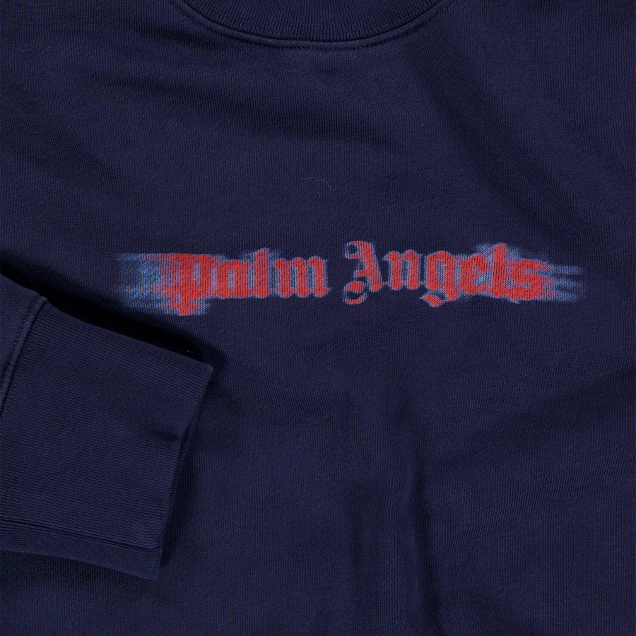 Palm Angels Kids Boys Sweater  Navy