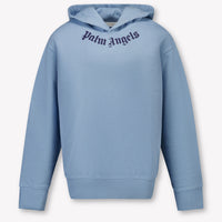 Palm Angels Kids Boys Sweater  Light Blue