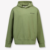 Palm Angels Kids Boys Sweater  Army