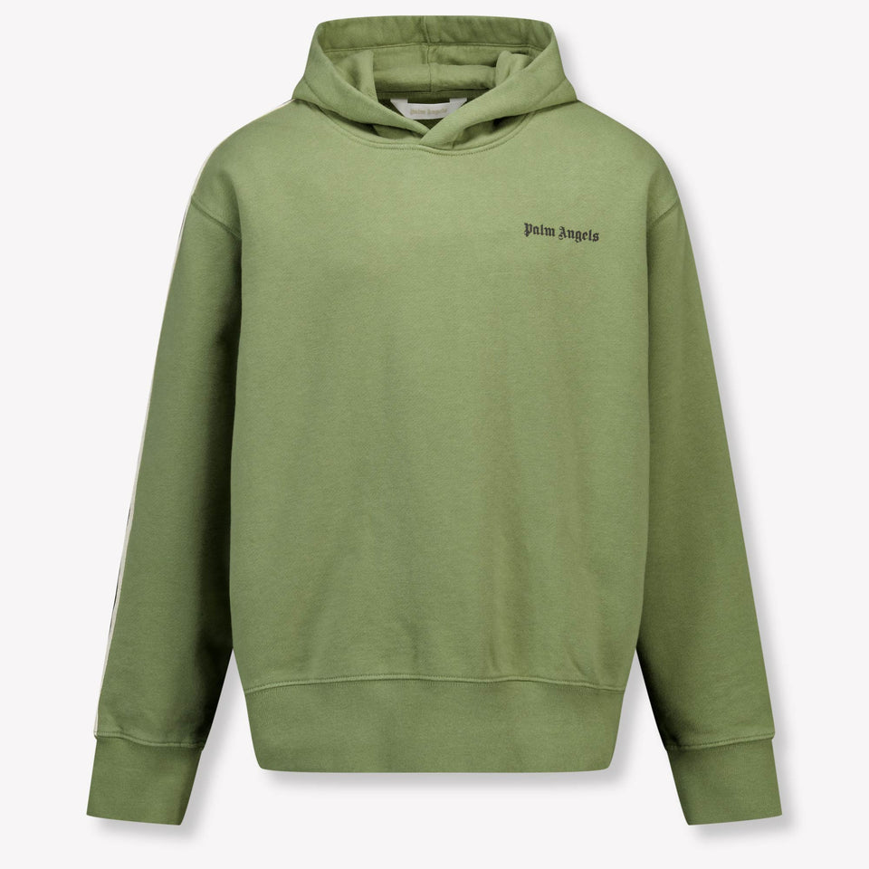Palm Angels Kids Boys Sweater  Army