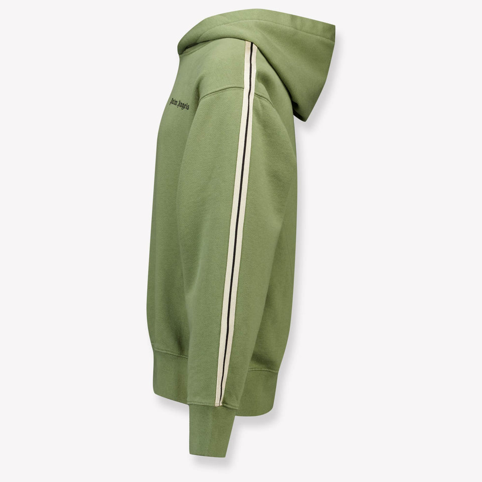 Palm Angels Kids Boys Sweater  Army