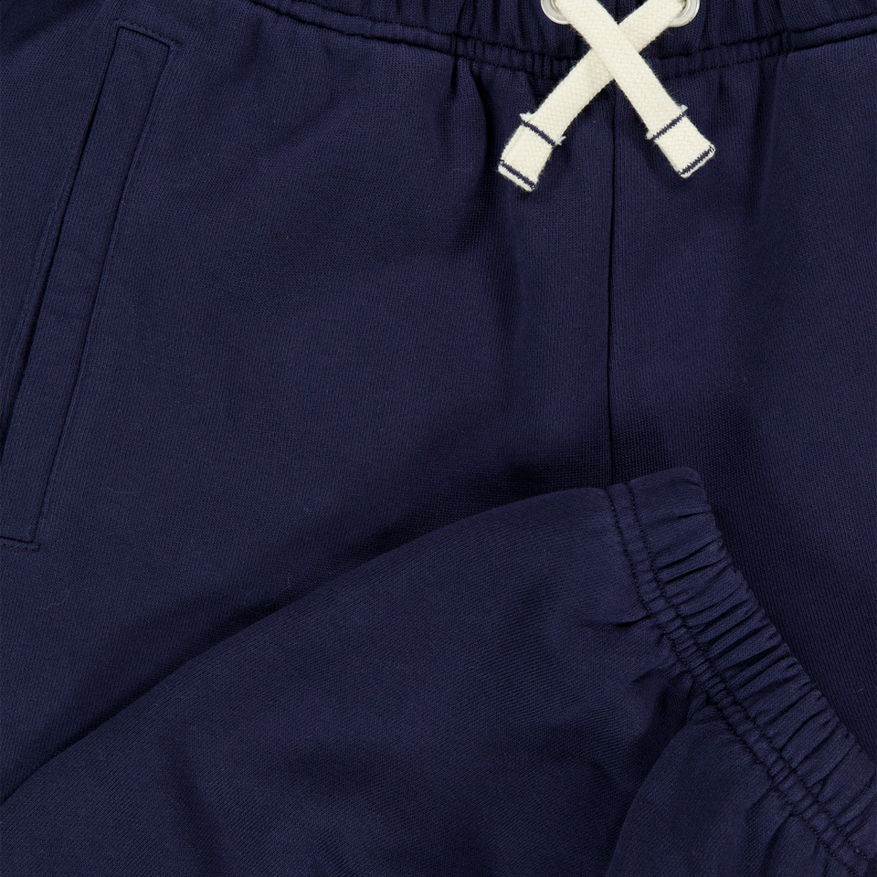 Palm Angels Kids Boys  Pants Navy