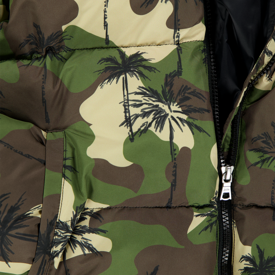 Palm Angels Kinder Jongens Winterjas In Army