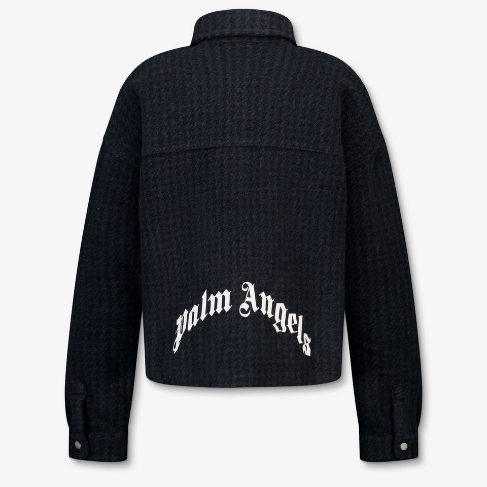 Palm Angels Kids Boys Blouse  Navy