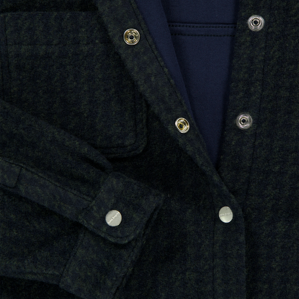 Palm Angels Kids Boys Blouse  Navy