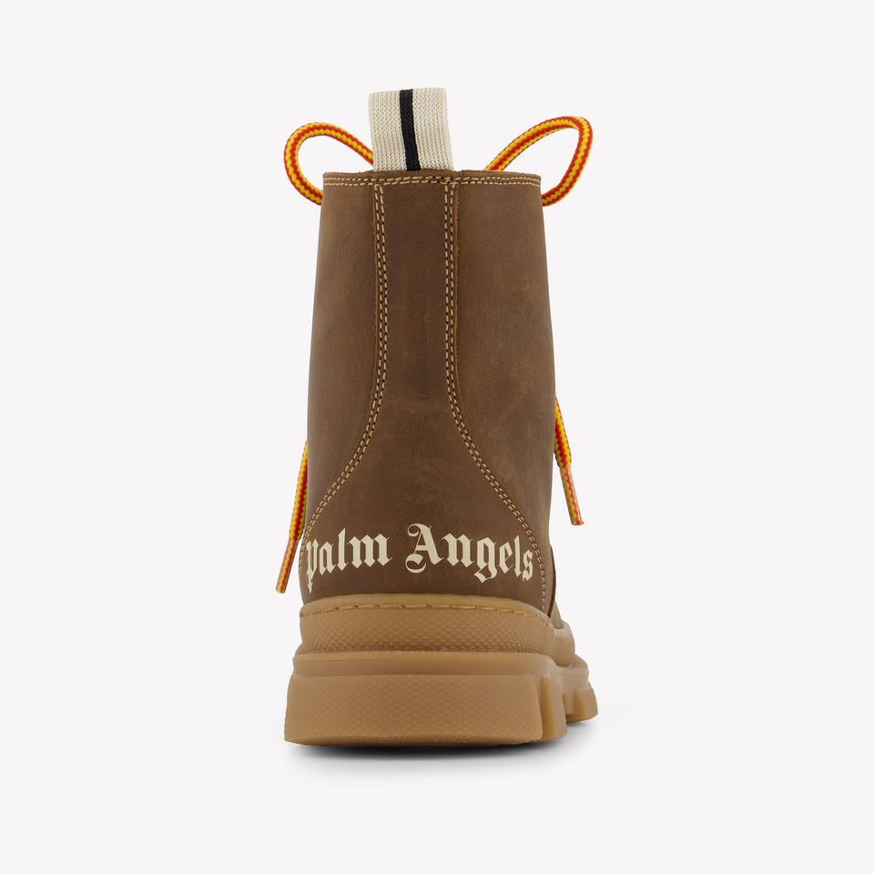 Palm Angels Boys Boots  Brown