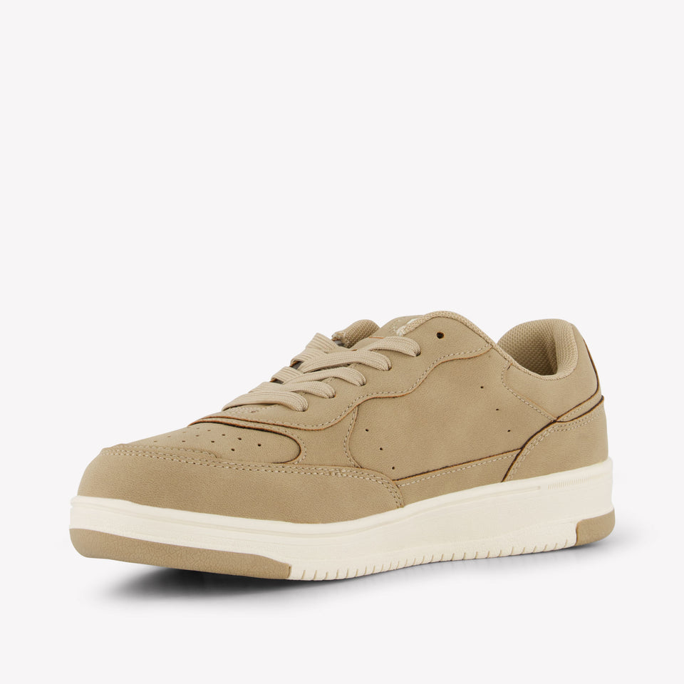 Ralph Lauren Masters Court Ii Jongens Sneakers In Beige