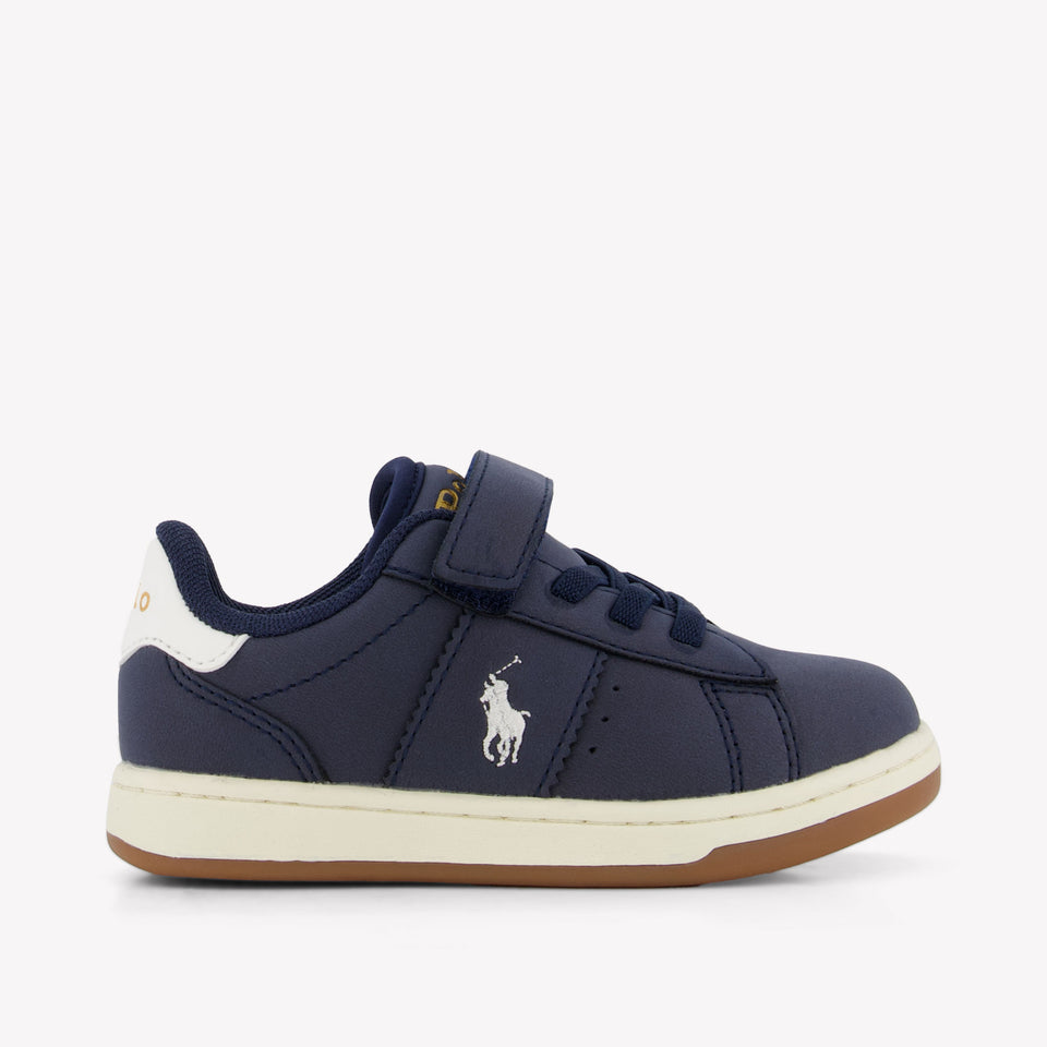 Ralph Lauren Knollan Ps Jongens Sneakers In Navy