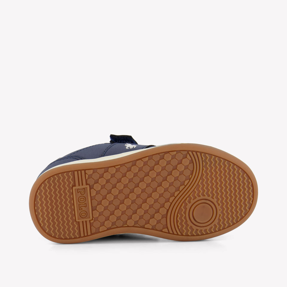 Ralph Lauren Knollan Ps Jongens Sneakers In Navy