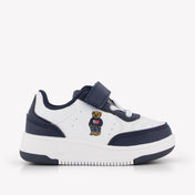 Ralph Lauren Masters Court Ii Jongens Sneakers In Wit