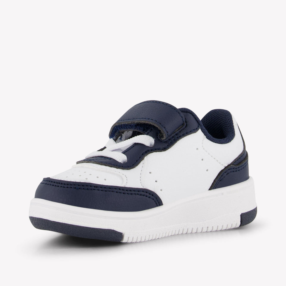 Ralph Lauren Masters Court Ii Jongens Sneakers In Wit