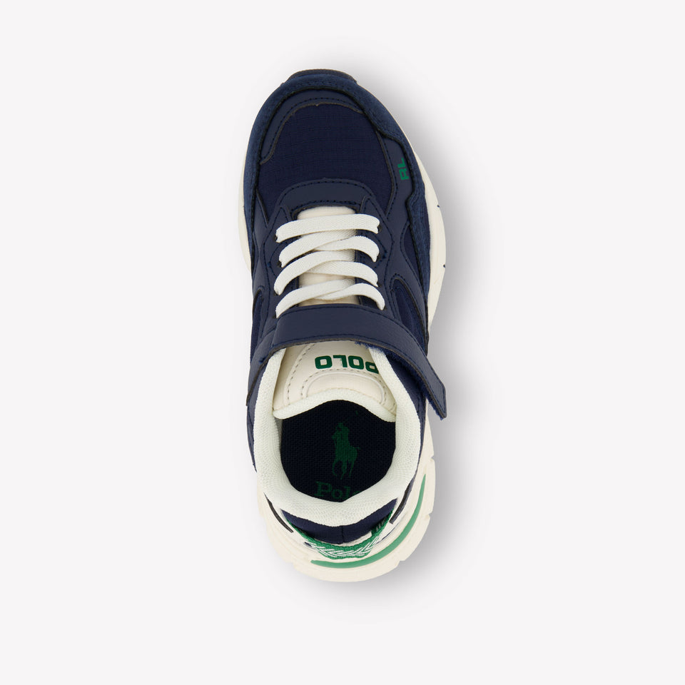 Ralph Lauren Trackster 275 Boys Sneakers  Navy