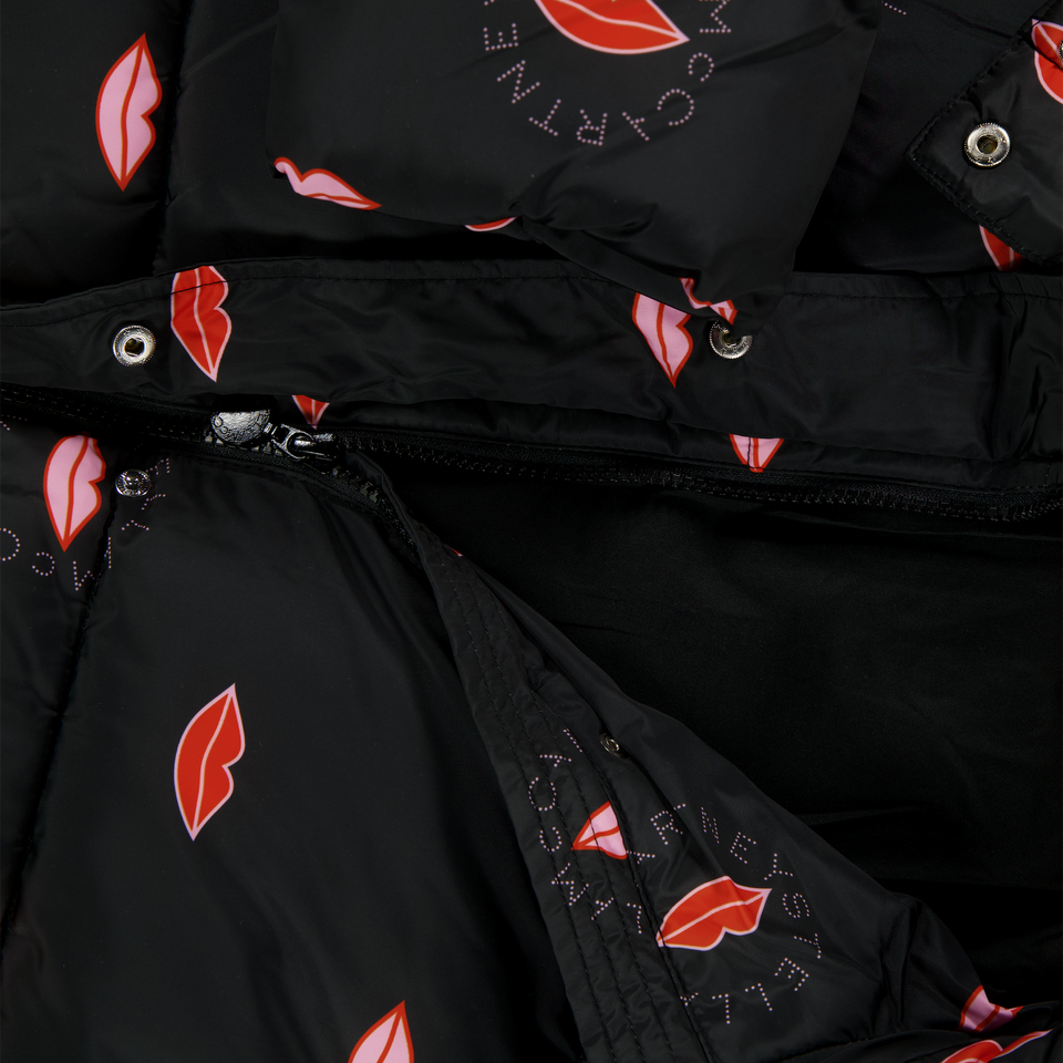 Stella McCartney Kinder Meisjes Winterjas In Zwart