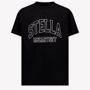 Stella McCartney Kinder Meisjes T-Shirt In Zwart
