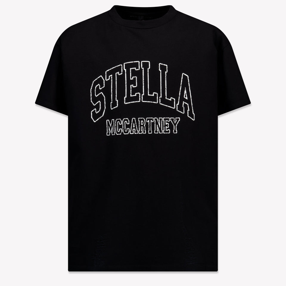 Stella McCartney Kinder Meisjes T-Shirt In Zwart