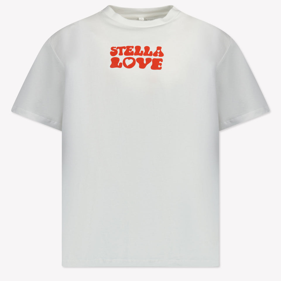 Stella McCartney Kids Girls  T-Shirt White