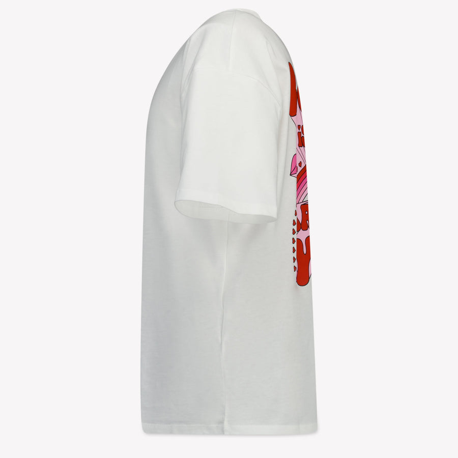 Stella McCartney Kinder Meisjes T-Shirt In Wit