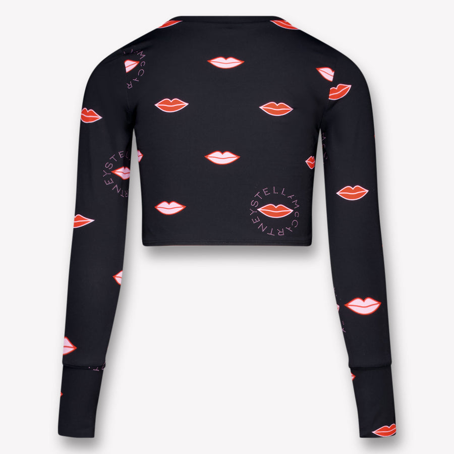 Stella McCartney Kids Girls  T-Shirt Black