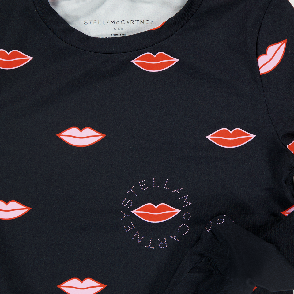 Stella McCartney Kids Girls  T-Shirt Black