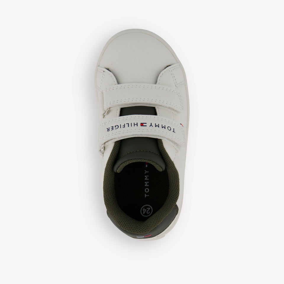 Tommy Hilfiger Jongens Sneakers In Off White