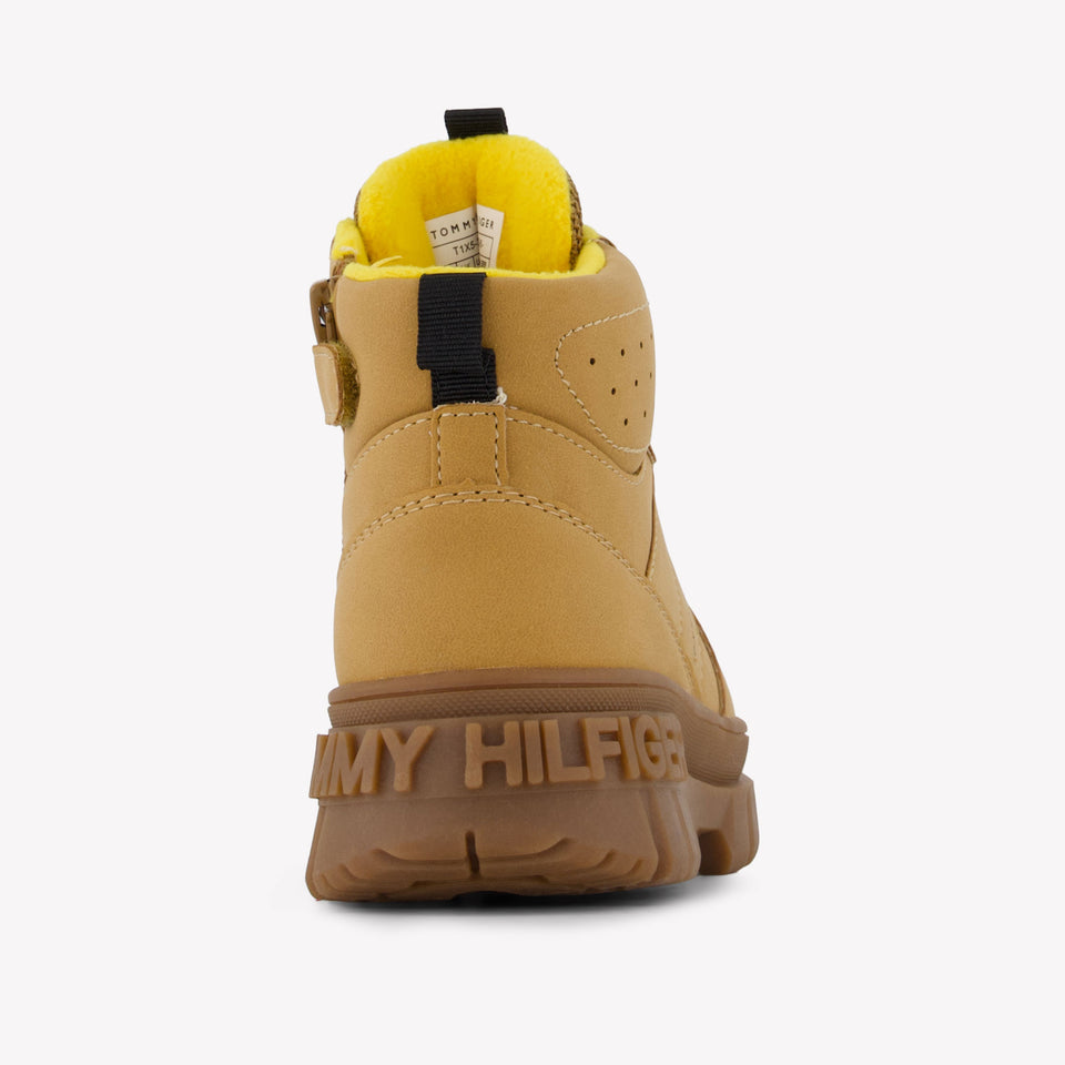 Tommy Hilfiger Jongens Snowboots In Camel